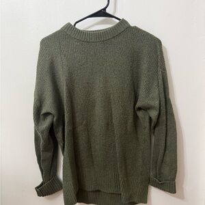 Old Navy Olive Green Textured Sweater